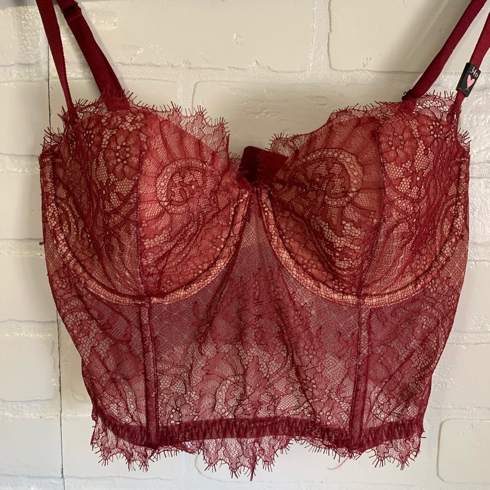 Red Corset Crop